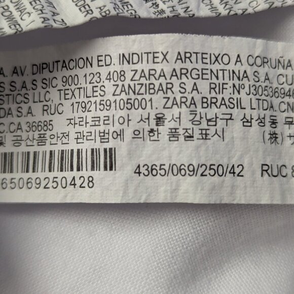 Zara Distressed Hem Bemuda Shorts - Picture 7 of 10